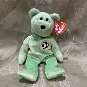 Ty Beanie Baby‎ Kicks the Soccer Bear DOB 1998, Tag 1999
